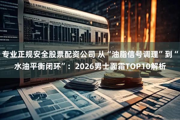 专业正规安全股票配资公司 从“油脂信号调理”到“水油平衡闭环”：2026男士面霜TOP10解析